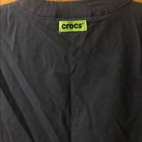 Crocs Shirt Women’s Size XS Medical Apparel Scrub Top Blue - Picture 6 of 6